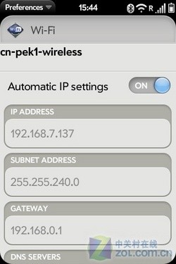 3G加Wi-Fi Palm Pre评测四:连接和待机 