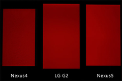 4.Nexus5屏幕——和G2还是有差距